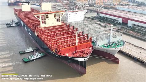 Msc Irina Oocl Spain And Oocl Pieraus New Container Vessels 24000