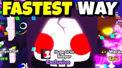 FASTEST WAY To HATCH HUGE GRIM REAPER HPC In Pet Simulator X