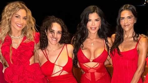 Lauren Sanchez Flaunts Her Enviable Curves In Barely There Red Dress As