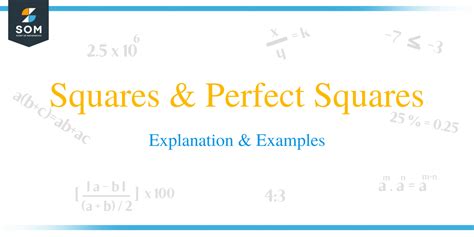 Squares And Perfect Squares Explanation And Examples