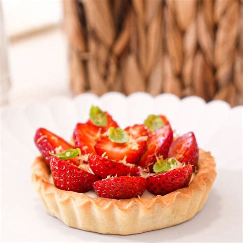 Tartelettes Fraises Basilic