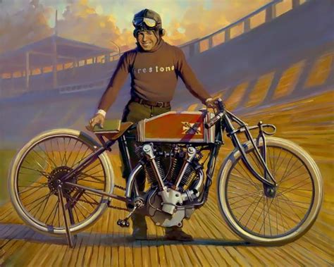 Fuel For The Soul Outstanding Nostalgic Motorcycle Paintings Of