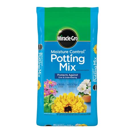 Miracle Gro Moisture Control 50 Quart Potting Soil Mix At