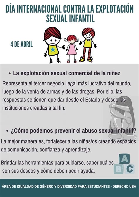 Día Internacional Contra La Explotación Sexual Infantil Facultad De Derecho Universidad De