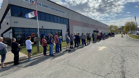 Long Lines At Start Of Missouris No Excuse Absentee Vote