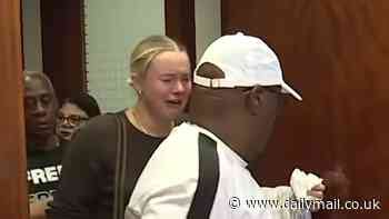 Aj Armstrong Jr Trial Wife Kate Ober Flees Court In Tears After He Is