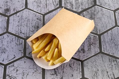 Premium Photo Crispy Salted French Fry Potato