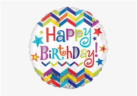 Happy Birthday On Balloon Png Happy Birthday Foil Balloon Free