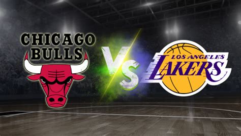 Bulls Vs Lakers Pronóstico Deportivo Gratis Nba