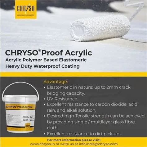 Arda Acrylic Polymer Based Elastomeric Heavy Duty Waterproof Coating At