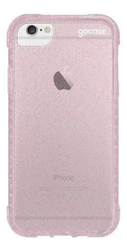 Capa Capinha Gocase Para Todos Iphone Glitter Rosa Linda Parcelamento