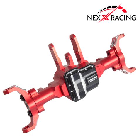 Nx 381 R Nexx Racing Cnc Alu Front Axle Housing For Trx 4m Included Bearing Red Nexxracing