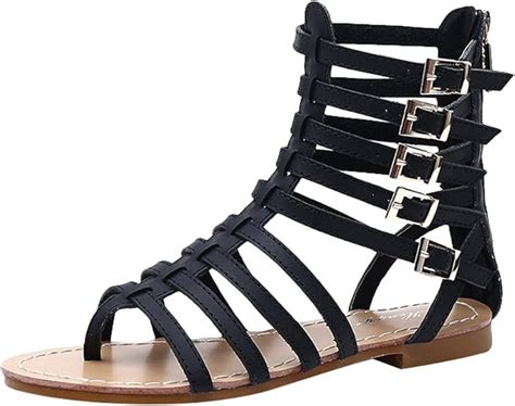 Vogstyle Damen Sandalen R Mersandalen Sommer Schuhe Offene T Spangen