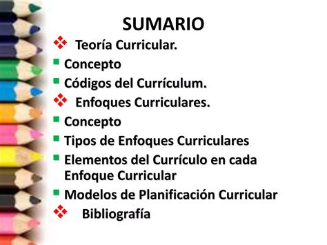 Teoría Curricular Y Enfoques Curriculares Ppt