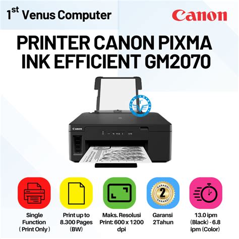 Jual Printer Canon Pixma Ink Efficient Gm Gm Shopee Indonesia