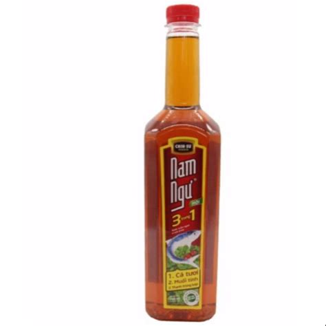 Nước Mắm Nam Ngư 3 Trong 1 Chai 750 và 900ml, nhãn vàng chai 650ml ...