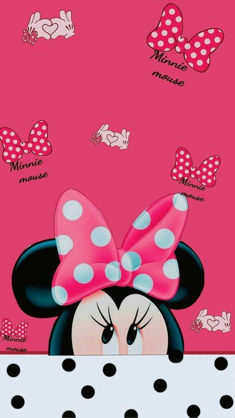 Wallpaper Minnie Rosa Em Papeis De Parede Para Iphone Papeis De