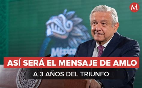 Amlo Mensaje Julio En Vivo Informe Tres A Os Triunfo Electoral