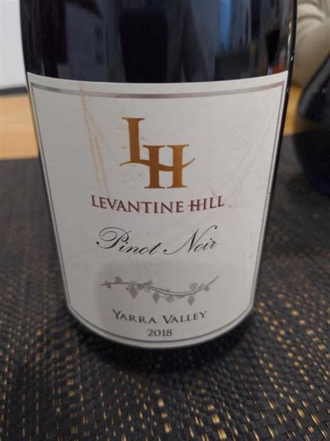 Levantine Hill Estate Pinot Noir Australia Victoria Port