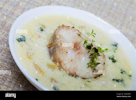 Scottish Soup Cullen Skink Stock Photo Alamy