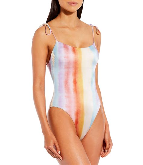 Gianni Bini X Dannijo Paloma Ombre Tie Strap One Piece Swimsuit Dillard S