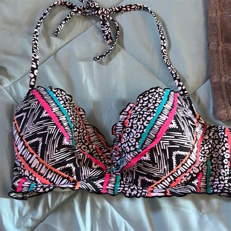 Coco Rave Swim Coco Rave Halter Bikini Top 34dd Poshmark