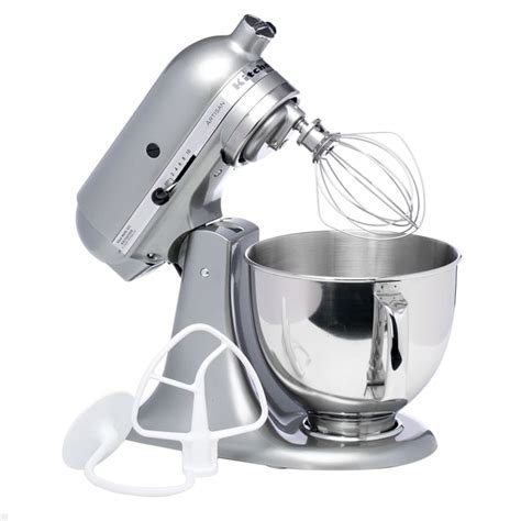 Shop KitchenAid RRK150CU Contour Silver 5-quart Artisan Stand Mixer ...