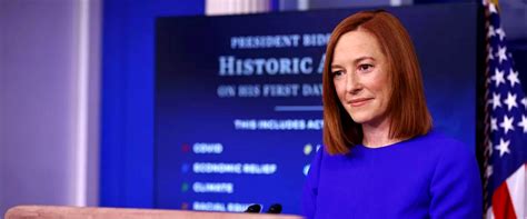 Il Primo Briefing Di Jen Psaki Portavoce Della Casa Bianca