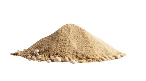 Pile Of Dry Beach Sand On Transparent Background Png