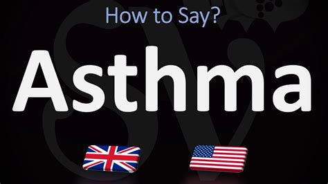 How To Pronounce Asthma 2 WAYS UK British Vs US American English