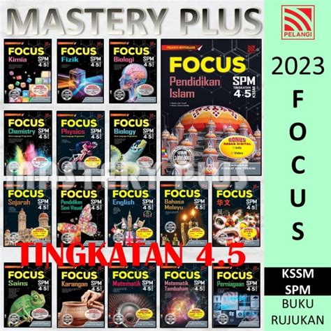 FOCUS SPM TINGKATAN 4 5 KSSM FOCUS VISUAL SPM HIGHLIGHT SPM 2023