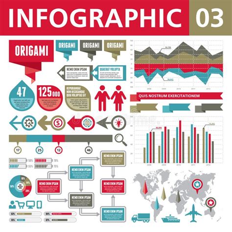 Infographic Elemente Vektor Abbildung Illustration Von Farbe