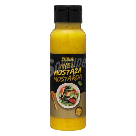 Hacendado Salsa Miel Mostaza Bote 340 G