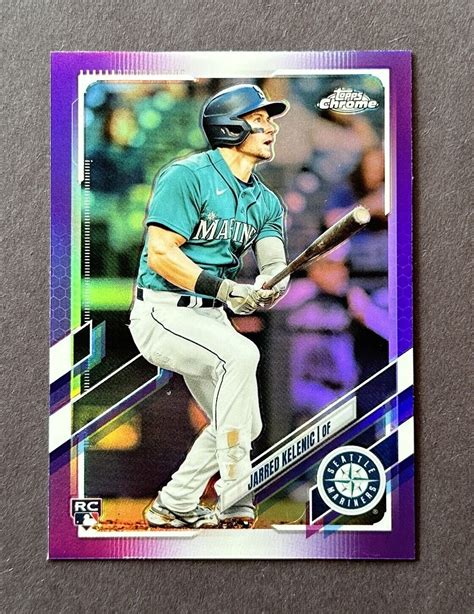 Topps Chrome Update Jarred Kelenic Usc Rookie Rc Purple