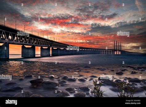 The Oresund Bridge Stock Photo - Alamy