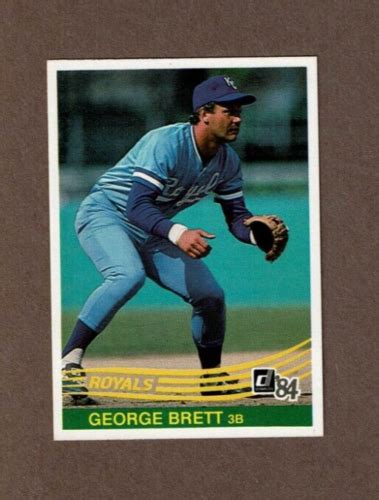 Donruss George Brett Kansas City Royals Nm Mt Ebay