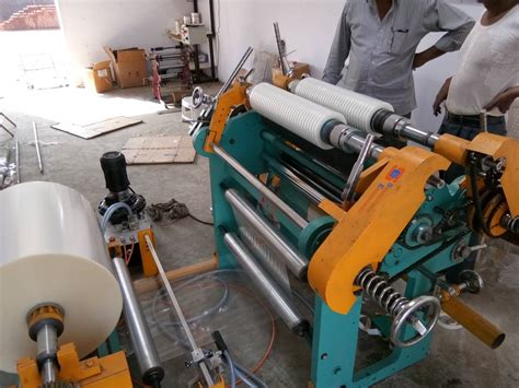 Automatic Shreeji Tech Engineering Kraft Paper Slitter Rewinder Machine