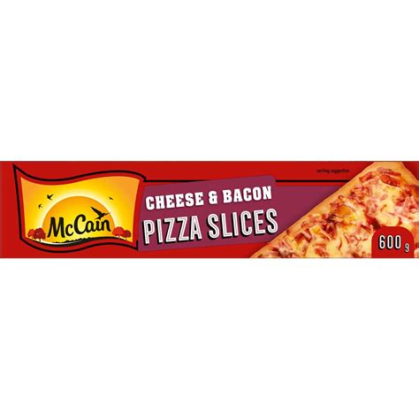 Mccain Pizza Slice Snacks Cheese & Bacon 2 Pack | Woolworths