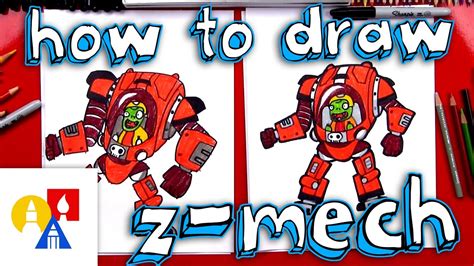 How To Draw Z Mech From Plants Vs Zombies Youtube