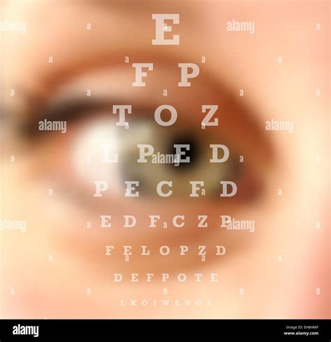 Blurred Vision Face Stock Vector Images Alamy