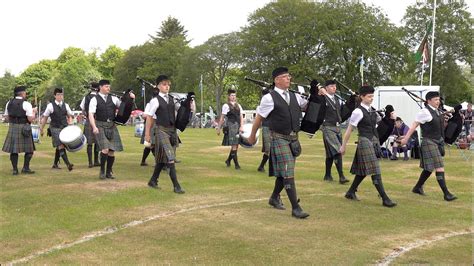 Ellon District RBL Pipe Band 3rd In Grade 4B During 2023 Aberdeen