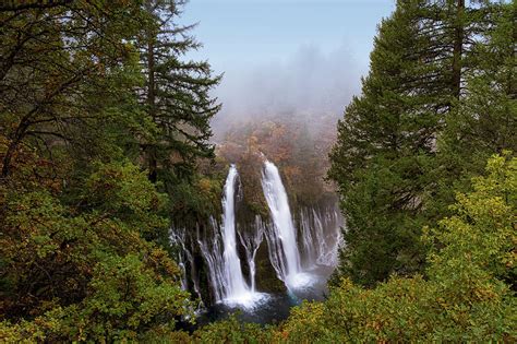 Winter at Burney Falls Photograph by Dennis Adams - Fine Art America