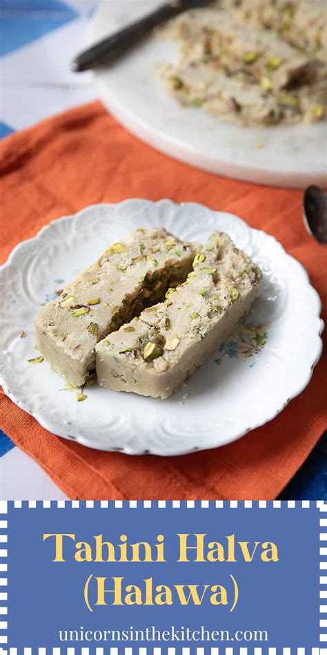 Tahini Halva Recipe Halawa Unicorns In The Kitchen