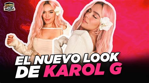 EL NUEVO LOOK DE KAROL G ROSADO YouTube