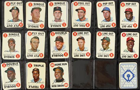 Lot Detail 1968 Topps Insert Baseball Cards Complete Set 3333