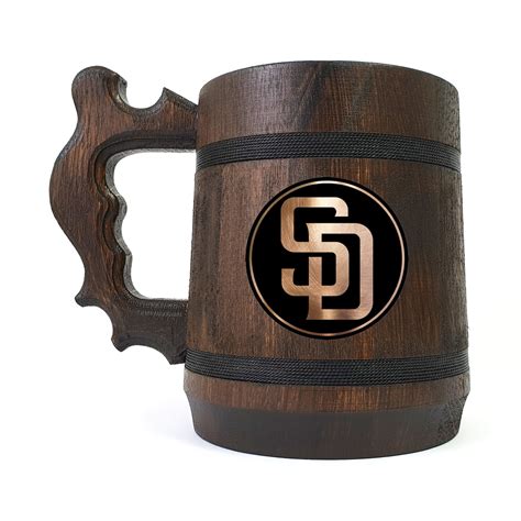 San Diego Padres Beer Mug Baseball Team T For Him Etsy