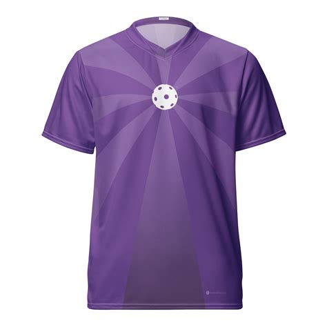 pickleball ray burst purple pickleball unisex sports jersey