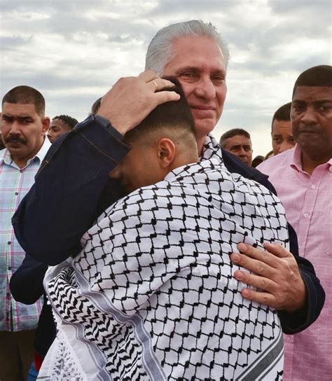 Preside D Az Canel Acto De Solidaridad En Cuba Con Palestina Fotos