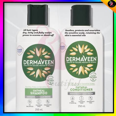 Dermaveen Oatmeal Shampoo Conditioner Ml Litre For Dry Flaky