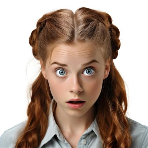 Premium Ai Image Surprised Yearold Finnish Girl With Raised Eyebrows